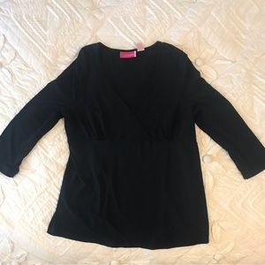 🎉Host Pick🎉 Black Liz Lange TOP sz. L